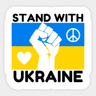 Stand With Ukraine Sticker